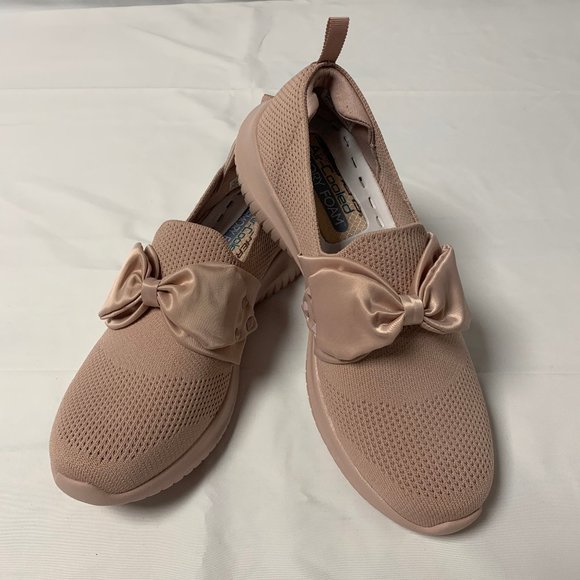 skechers satin bow